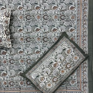 Hand Block Premium Percale Cotton Bedsheets 108*108