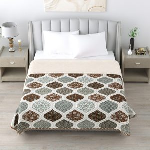 Pure Cotton Reversible Screen Printed Dohars 90*108
