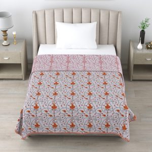 Pure Cotton Reversible Screen Printed Dohars 60*90