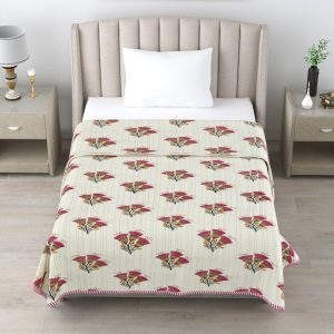 Pure Cotton Reversible Screen Printed Dohars 60*90