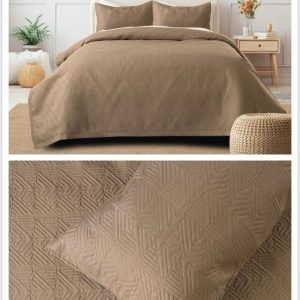 Solid Premium Quilted Bed Covers